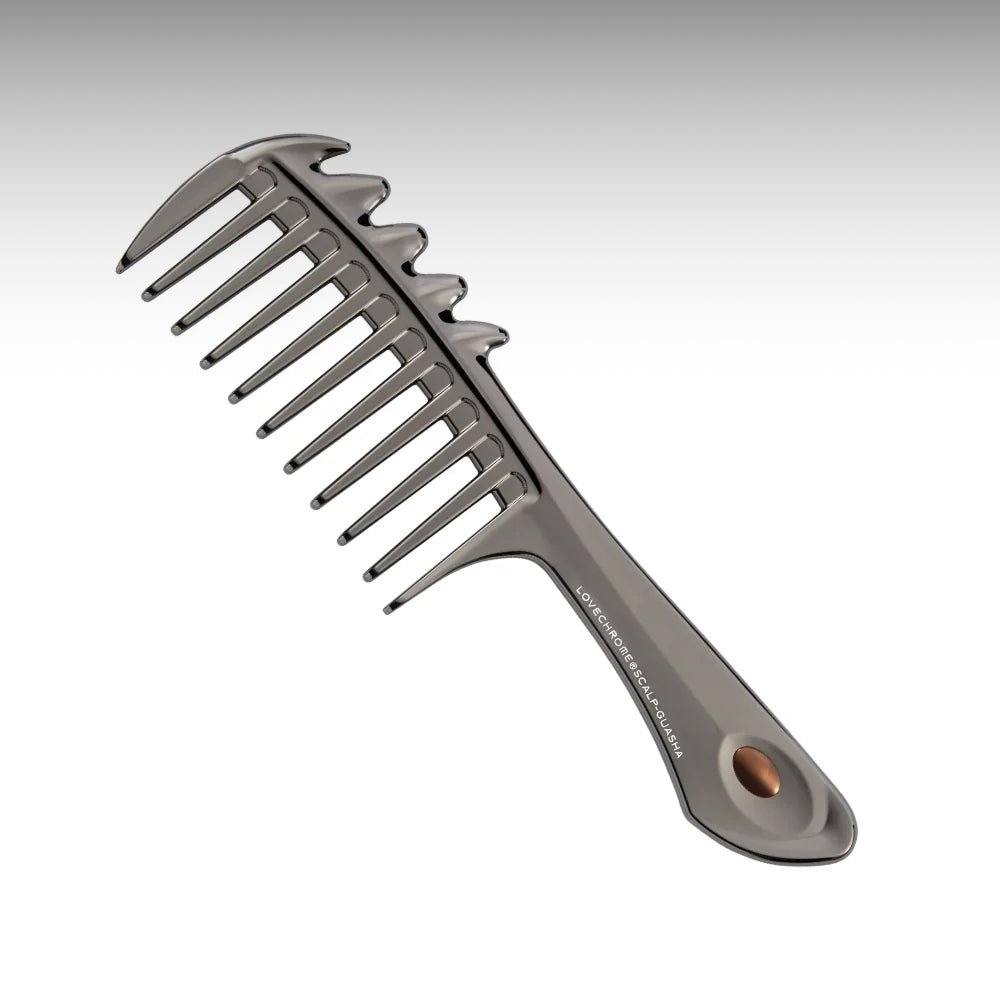 Peigne GuaSha Wavy Chrome